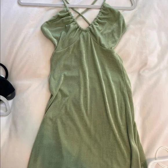 White Fox Boutique | Dresses | White Fox Green Mini Dress | Poshmark